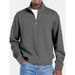 Men's Long Sleeve Zip-Up Casual Sportswear Jacket - Lightweight Stretch Comfort Fit For Gym, Running & Outdoor Activities_viptrois.com