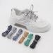 LACES 6mm Semi-circle Two-color Polyester LACES Fit Casual Shoes Sneakers Canvas Shoe Board Shoe Decoration_viptrois.com