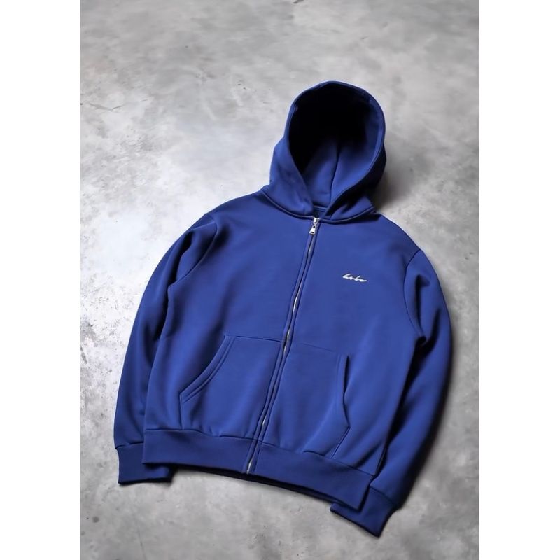 Men's Wholesale Personalized Printed Long Sleeved Hoodie Sweatshirt with Zipper And Sweatpants Retro Streetwear Jacket_viptrois.com