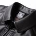 Suitable For All Seasons Jacket 2025 Autumn New Fashion Business Turn-down Collar Fleece-lined Casual Men's Leather Coat_viptrois.com
