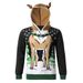 2026 Autumn And Winter New Men's Jacket, Hooded Antler Print Color Matching Sweater_viptrois.com