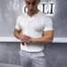 Men's Clothing Summer New Polo Shirt Men's Hot Business Casual Woolen Top Short Sleeve Elastic_viptrois.com