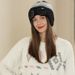 Women's Hats Aviator Sunglasses Plus Velvet Knitted Hat Autumn And Winter Cold Proof Warm Wool Hat Men And Women All Match Trendy Glasses Cold Hat_viptrois.com