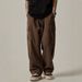 Men's Clothing Fashion Overalls Trendy Loose Straight Wide Leg Casual Pants_viptrois.com