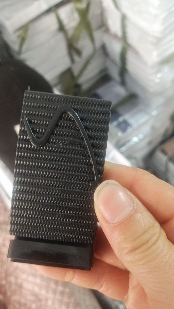 New Toothless Automatic Buckle Belt Nylon Men's Braided Belt Men's Outdoor Leisure Breathable Belt Versatile Belt_viptrois.com