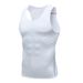 Men's Clothing New Fitness Clothes Men's Vest Summer Football Basketball Training Tights Quick Drying High Elastic Sports Tights Vest_viptrois.com