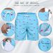 Men's Large Size Shorts Summer Fashionable Vacation Beach Pants Four Corner Milk Silk Lining_viptrois.com