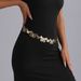 Punk Style Patchwork Single Layer Hollow Butterfly Waist Chain Fashion Trendy Versatile Belt_viptrois.com