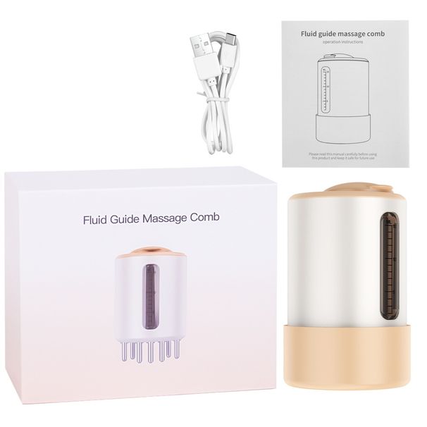 New Electric Vibration Massage Mini Convenient Guide Scalp Medication Applicator Comb_viptrois.com
