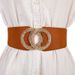 Special Sale High Waist Women Elastic Fashion Stretch Wide Waistband New Casual Skirt Decorative Belt_viptrois.com
