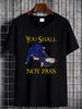 BJJ Tee Guard Passing You Shall Not Pass Brazilian JIu Jitsu T-Shirt Size S-5XL Graphic Slightly Summer Versatile Stylish Designer Clothes Casual_viptrois.com
