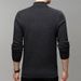 Pure 100% Pure Wool Solid Color Round Neck Base Shirt Thickened Half Turtleneck Knitted Sweater Casual Versatile Men's_viptrois.com