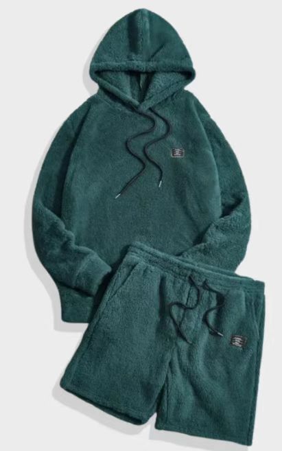Men's Fleece Hoodie & Jogger Set – Oversized Letter Print Loungewear (S-XXL, Winter-Ready, Anti-Pilling Fabric)_viptrois.com