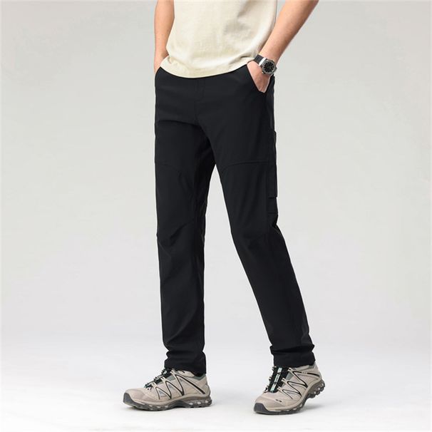 2025 New Style Middle-aged Men's Casual Quick-dry Three-proof Fabric Hiking Fishing Spring And Autumn Dad's Sports Pants_viptrois.com