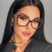 Square Flat New Women's Eyeglasses Frames Anti-blue Light Ins Eyeglasses Frames For Photos_viptrois.com