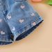 Mother & Kids Foreign trade children's clothing summer girls internet celebrity suit western style girl new mesh lace top embroidered denim shorts_viptrois.com