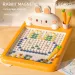 Rabbit Magnetic Drawing Board Children Magnetic Beads Pen Control Graffiti Board Paiting Teaching Tool Montessori Toy K_viptrois.com