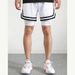 Men's High Street Loose Fit Basketball Shorts Retro Drawstring Quick Drying Breathable Five Point Length Summer Bottoms_viptrois.com