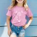 Mother & Kids 2024 Summer Foreign Trade Children's Clothing New Dandelion Cute Print Children's Round Neck T-shirt Children's Short Sleeve Top_viptrois.com