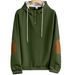 Monochrome Man- European And American Men's Casual Pullover Jacquard Solid Color Hooded Embroidered Thickened_viptrois.com