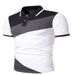 2022 Cross-border Europe, America Spring And Summer Golf Casual Business Men's POLO Shirt Button Color Matching Men's Polo Shirt T-shirt_viptrois.com