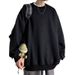 Loom Autumn Winter Versatile Jacquard Textured Sweatshirt Light High-end Lazy Style Trendy New Men's Top For Teenagers_viptrois.com