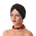 New style air layer cross hot diamond hat Baotou hat Muslim hat ethnic hat_viptrois.com