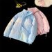 Stand Collar Silk Men's Winter Coat Trendy Puffer Short Loose Solid Color Windproof Cotton Jacket_viptrois.com