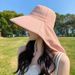 Unbeatable Quality Full Range Outdoor Women's Summer Hat, Large Brim Face Mask, UV Neck Protection Sun Hat_viptrois.com