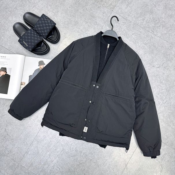 Men's Clothing Men's winter new down jacket stand collar cold proof down warm men's down jacket trend_viptrois.com