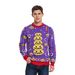 Halloween Color-Block Knit Sweater – Oversized Men's Pullover With Gothic Prints (S-XXXL, 4 Designs)_viptrois.com
