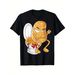 con Patrón Papas Fritas Comiendo En El Inodoro Divertido - Camiseta Casual Algodón Puro Suave, Transpirable, Unisex, De_viptrois.com