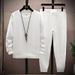 Men's Sweatshirt Spring And Autumn Style One Set Autumn Clothing Trendy Men's Clothing Two Piece Suit New Autumn Sports Suit_viptrois.com