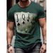 Men Vintage Playing Cards Streetwear Street Fashion Tshirts For JQK Comfortable Tees 3d Printed Short-sleeved T-shirt_viptrois.com