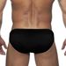 Solid Color Triangle Side Sports Leisure Anti Exposure And Embarrassment Men's Swimming Trunks_viptrois.com