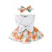 Mother Kids Summer Lace Stitching Flowers Full Print One Piece Five Color Romper Baby And Toddler Suit_viptrois.com