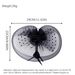 Retro Bridal Headdress - Half Face Mesh Flower Hair Accessories (Handmade Vintage Hat, Wedding Headpiece)_viptrois.com