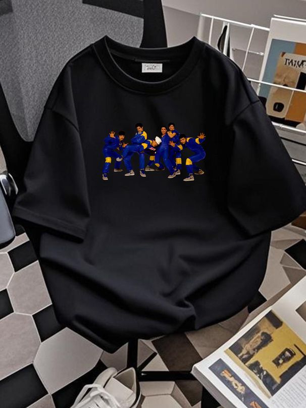 The Rocksteady Crew Breakdance 80s T Shirt Slightly Homme Top For Everyday Wear Casual Designer Clothes Graphic Streetwear Summer Fashion_viptrois.com