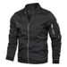 Coat Men's Jacket Stand-Up Collar Blue Men's Jacket_viptrois.com