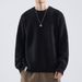 Hansca Lazy Style Sweater 2024 Autumn Winter Loose Solid Color Round Neck Pullover Inner Knitwear Jacket Men_viptrois.com