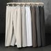 Men's Semi-Elastic Relaxed Fit Dress Pants ā Oversized Streetwear Trousers (Wrinkle-Free Polyester, Straight Leg, 7 Colors, S-5XL)ā_viptrois.com