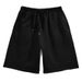 Men's Summer Casual Sports Shorts Simple Style Loose Trendy Five Point Pants Solid Color_viptrois.com