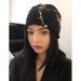 Niche thin tie-dye bag head hat women's spring and autumn new versatile fashionable stacking hat_viptrois.com