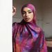 Muslim headscarf Silk Printed Scarf National Shawl Senior Printed National Scarf Shawl Headscarf 180*85cm_viptrois.com