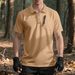 Men's Clothing Outdoor Solid Color Polo Shirt Heavy Casual Breathable Lapel T Shirt_viptrois.com