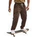 Men's Casual Pants Style Trendy American Multi Pocket Loose Fitting Sports Cargo Sweatpants_viptrois.com