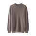 Nordmann Men's Double Layer Half Turtleneck Autumn Winter New 100% Pure Cashmere Thickened Sweater Solid Color Knitted Inner Wear_viptrois.com