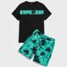 Summer Men's Casual T-Shirt With 3D Coconut Tree Pattern Printed Style For Beach Shorts Set_viptrois.com