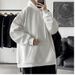 Men's Sweater, Hooded Autumn Loose Top Men's Couple Sportswear Solid Color Hoodie Winter Fleece Casual_viptrois.com