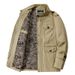 Men’s Oversized Cotton Work Jacket – Lightweight Longline Utility Coat For Casual & Streetwear_viptrois.com